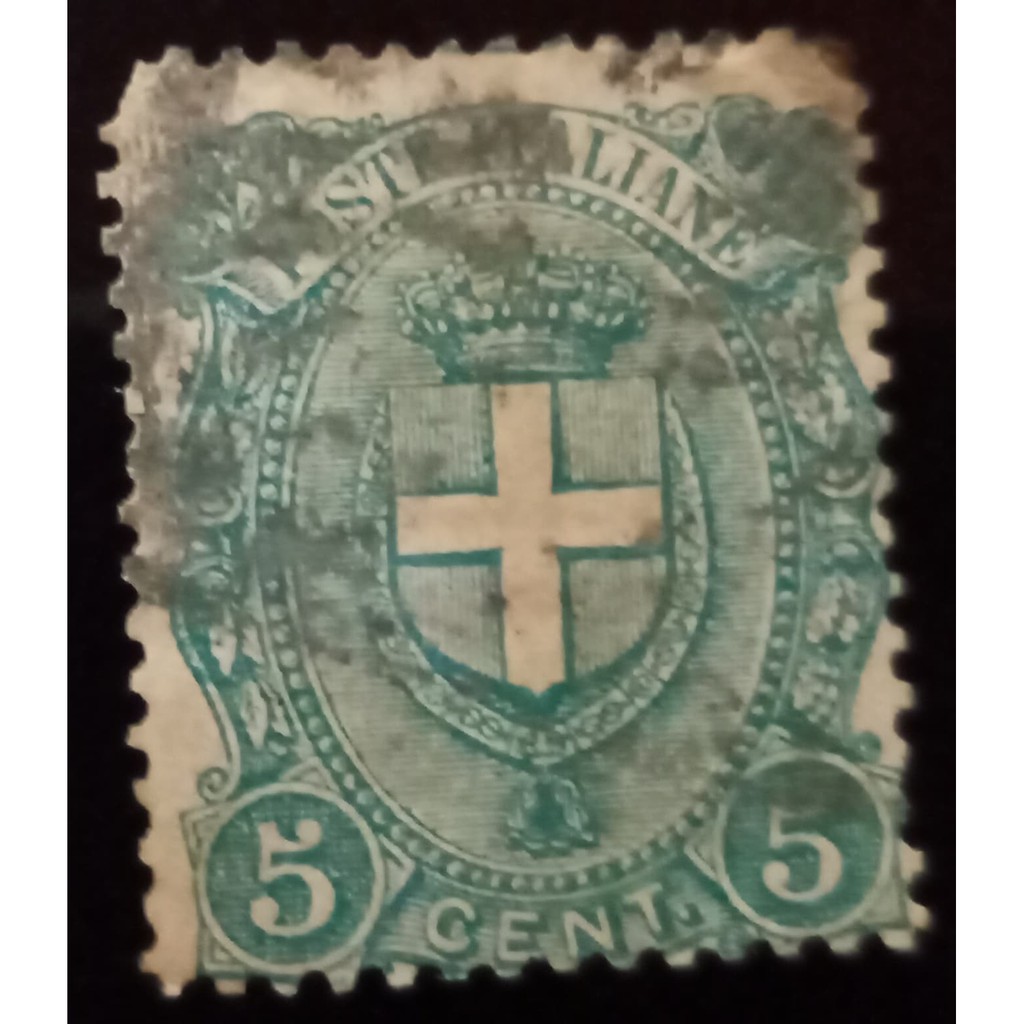 Perangko Italia Kuno 5 Cent