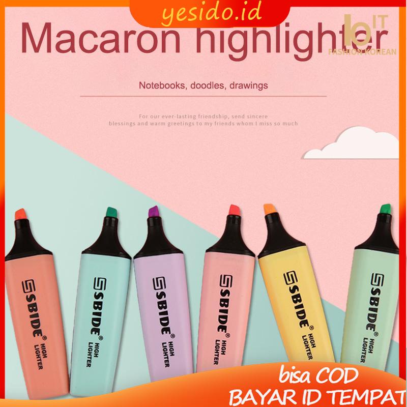 

[COD✨Ready stock]Pena Stabilo Warna Macaron Siswa Menandai Spidol Kecil Segar Lukisan Grafiti-YES