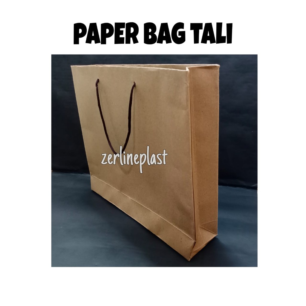 PaperBag TALI Coklat (Tas Kertas TALI Coklat)