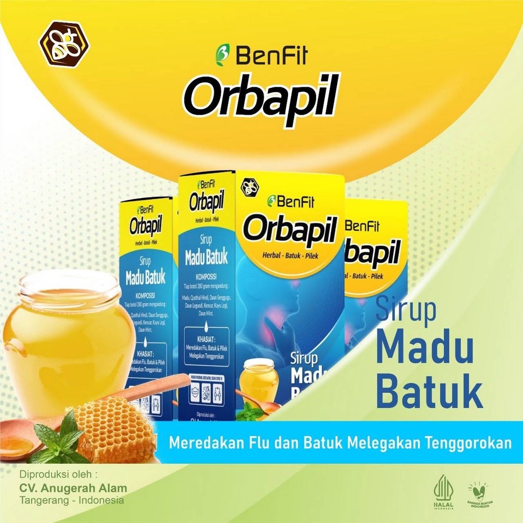 

Madu Herbal Batuk Pilek Orbapil