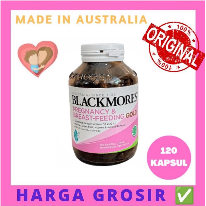BLACKMORES PREGNANCY &amp; BREAST-FEEDING GOLD - ISI 120 KAP