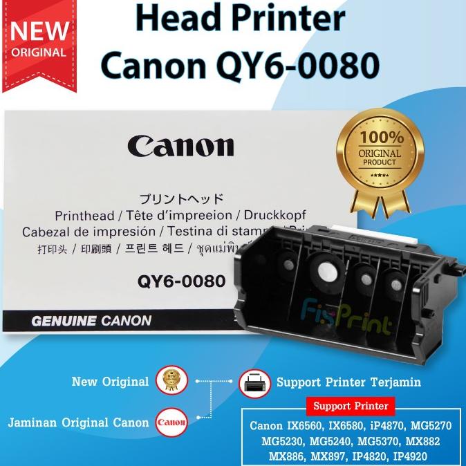 Print Head Canon Ix6560 Printhead Ix6560 Ix 6560 Qy6 0080 Original Original