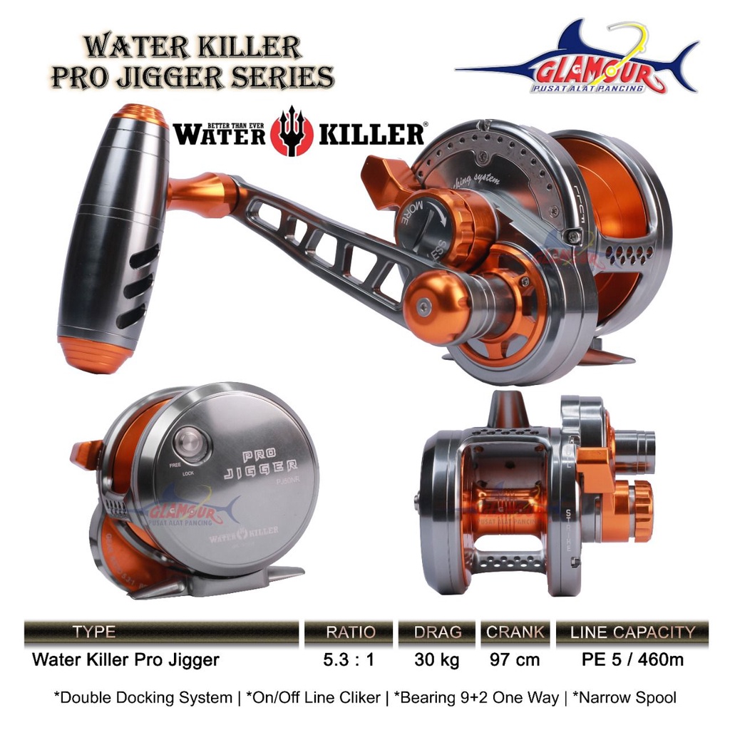 WATER KILLER PRO JIGGER PE 5 RIGHT / PRO JIGGER PE 5 HENDEL KANAN