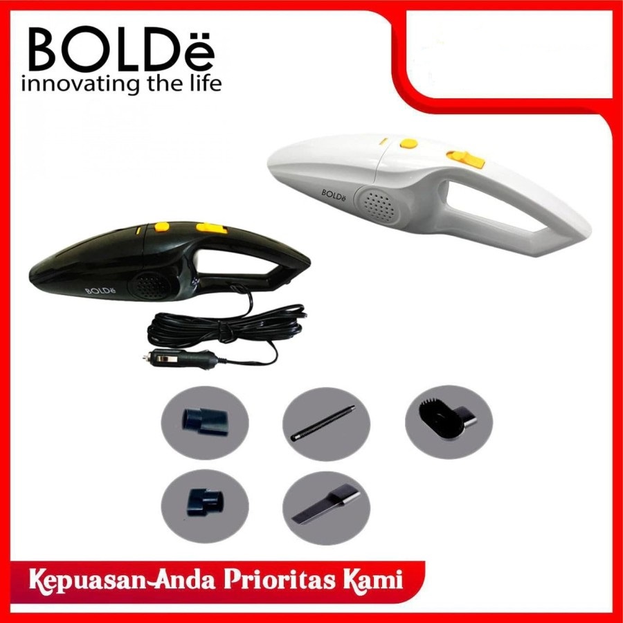 VACUM CLEANER MOBIL BOLDE OTO HOOVER  ALAT PENYEDOT DEBU 12V DC VACUUM VAKUM CLEANER MOBIL