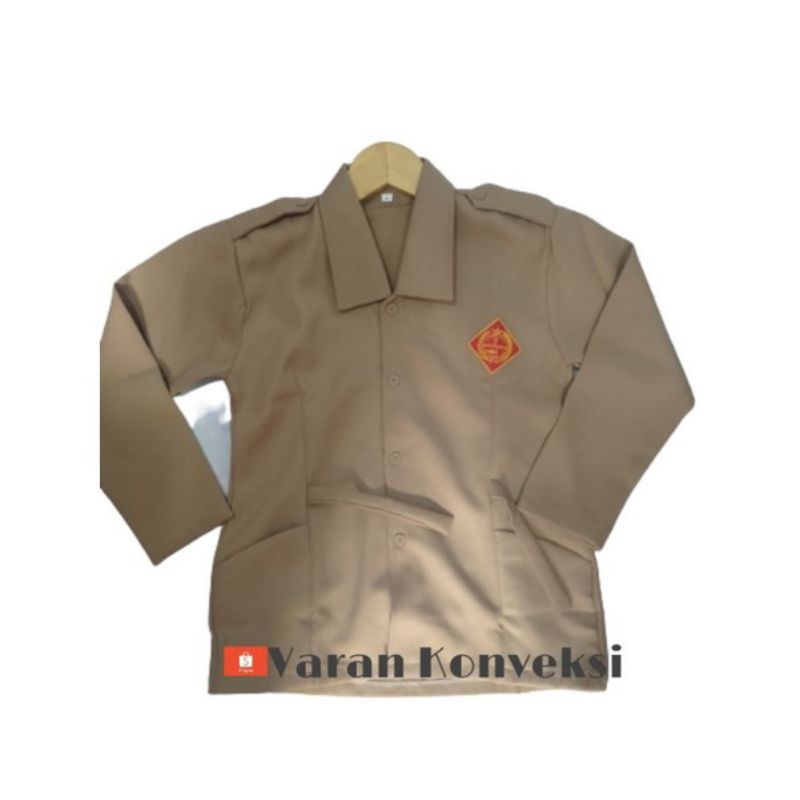 Baju Pramuka SD Cewek ( Bahan Rapilo)