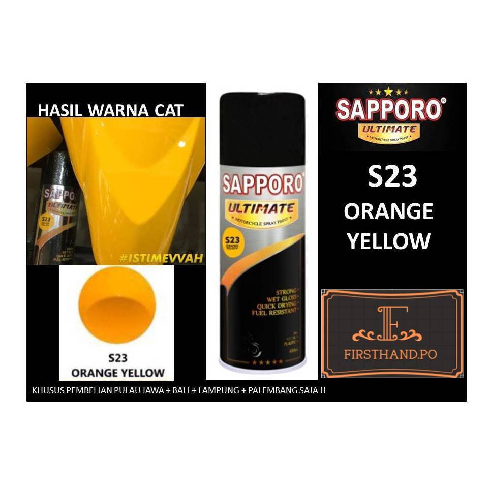 Sapporo Ultimate S23 Orange Yellow / Sapporo Spray / Pilok / Pylox