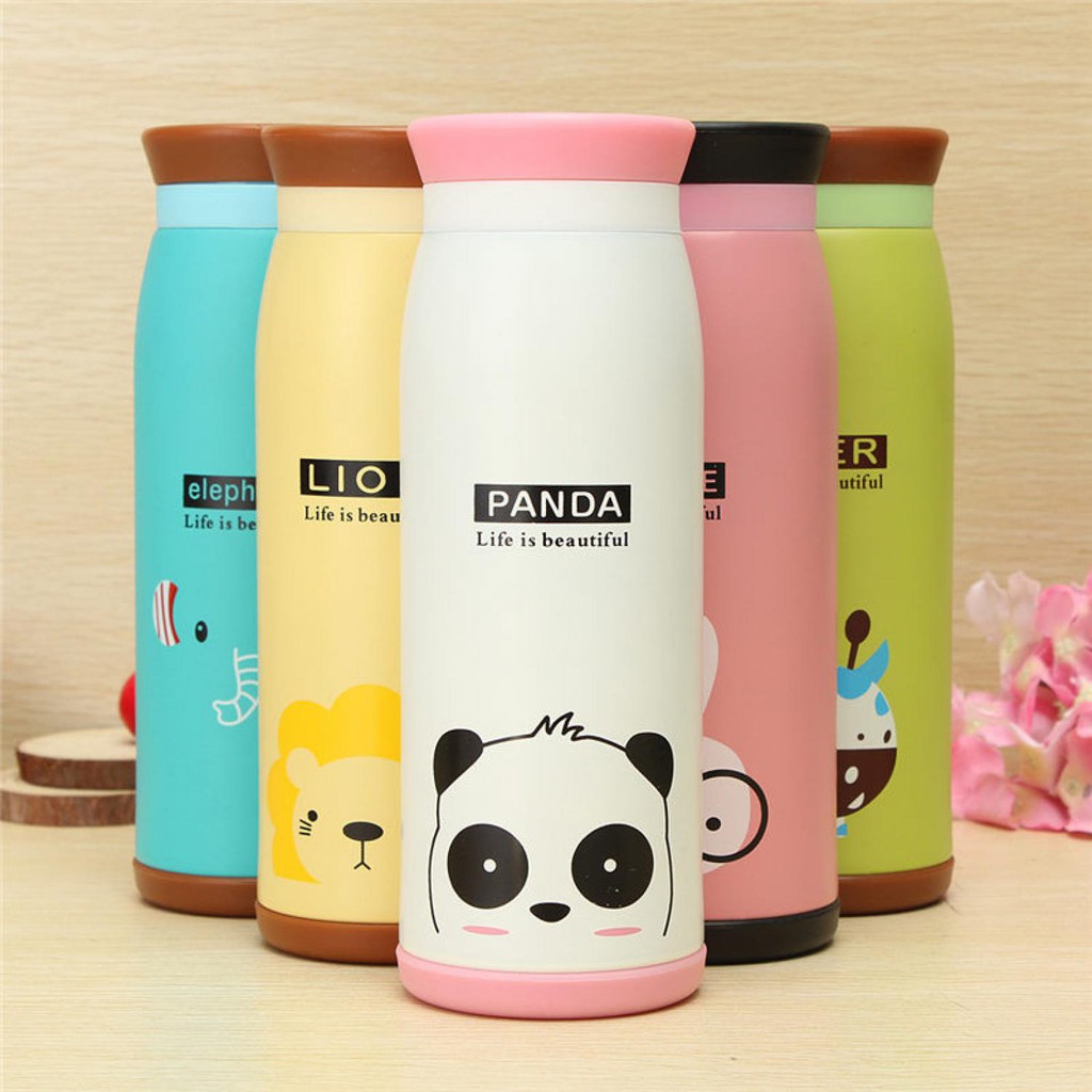 TERMOS KECIL TERMOS KARAKTER BOTOL TUMBLR THERMOS INSULATED MIK WATER BOTTLE 500 ML