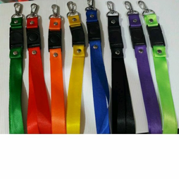 

Tali Lanyard id card 2 cm Gantungan Idcard name tag polos 2cm