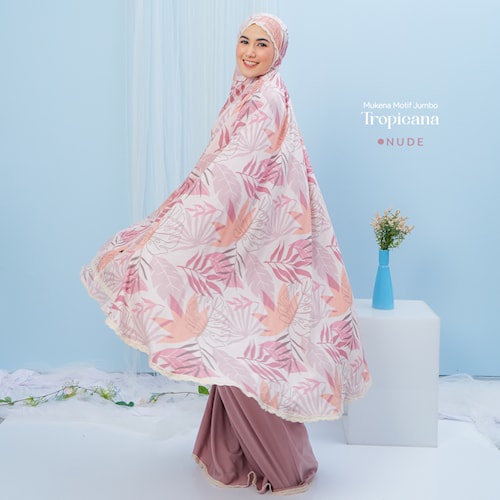 Mukena Mukenah Rukuh Telekung Travel dewasa Jumbo bali bahan adem polos murah motif By Mokena