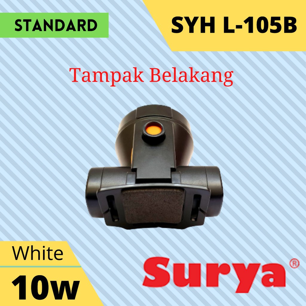 Senter Kepala Surya SYH L 105 B 10 Watt Super Murah Free Tali dan Charger