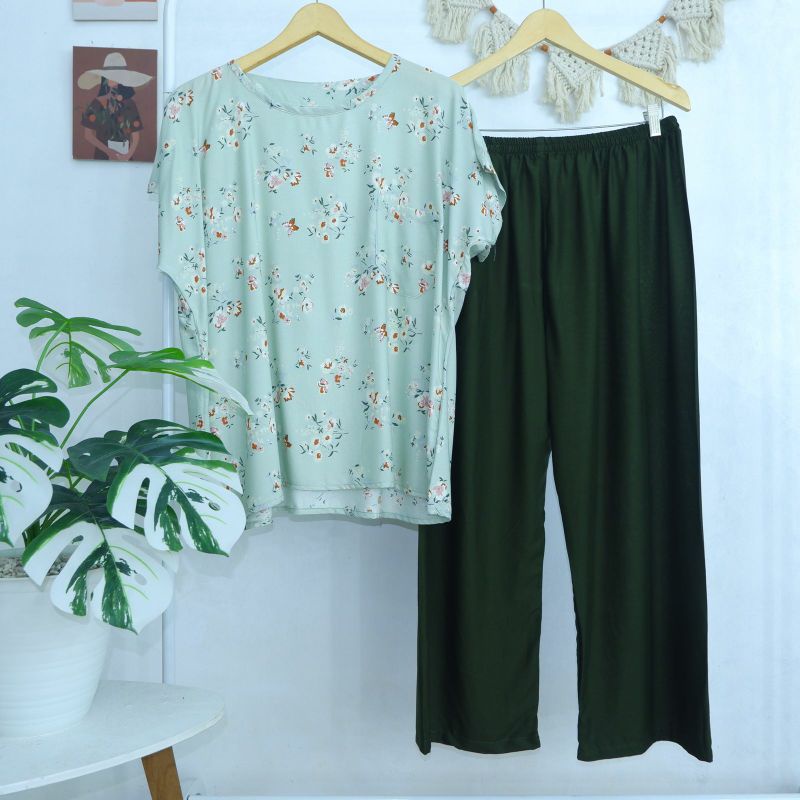 BABYDOLL JUMBO RAYON FIT TO XXXL LD 130 (CELANA PANJANG) SERI 1 LD125 LD130-PJXL 23