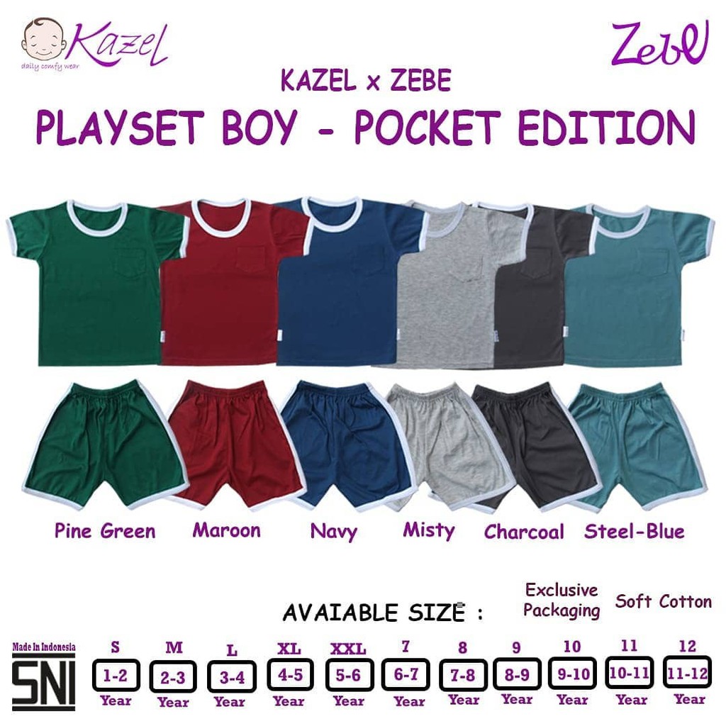 Kazel x Zebe Playset Boy - Pocket Edition (Warna Random)