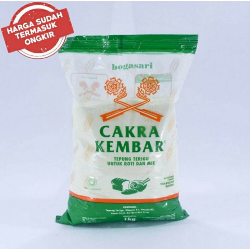 

Tepung Terigu Cakra 1 kg Kemasan Ekonomis
