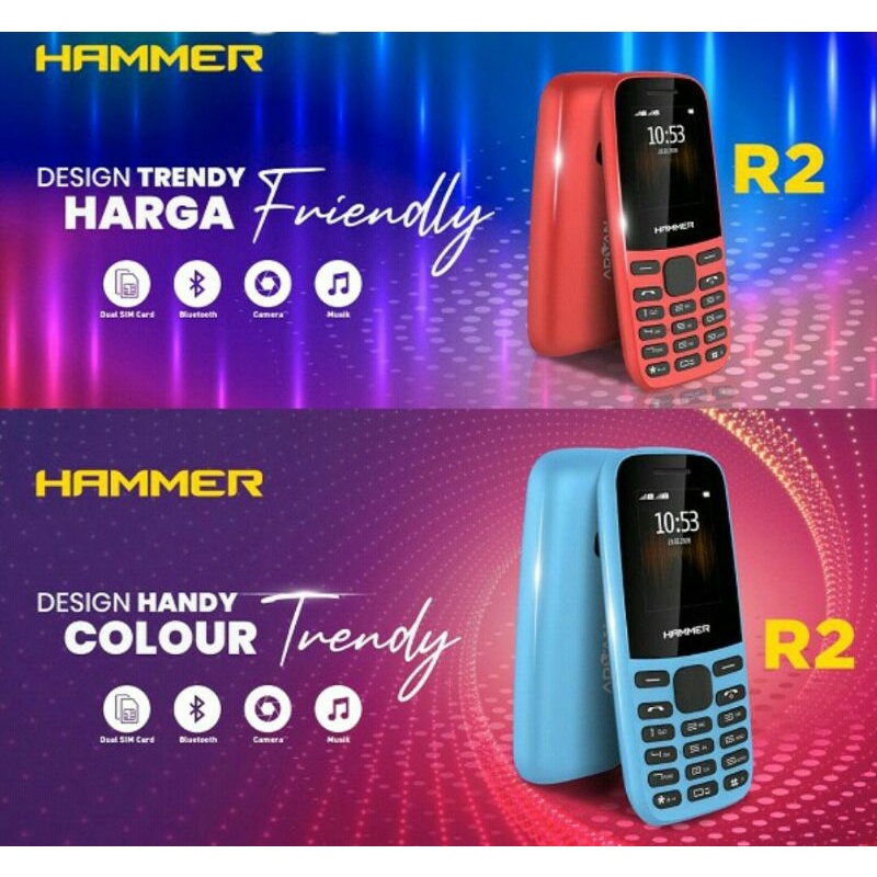 H ADVAN HAMMER R2 HP murah garansi resmi/Mhp terbaru murah