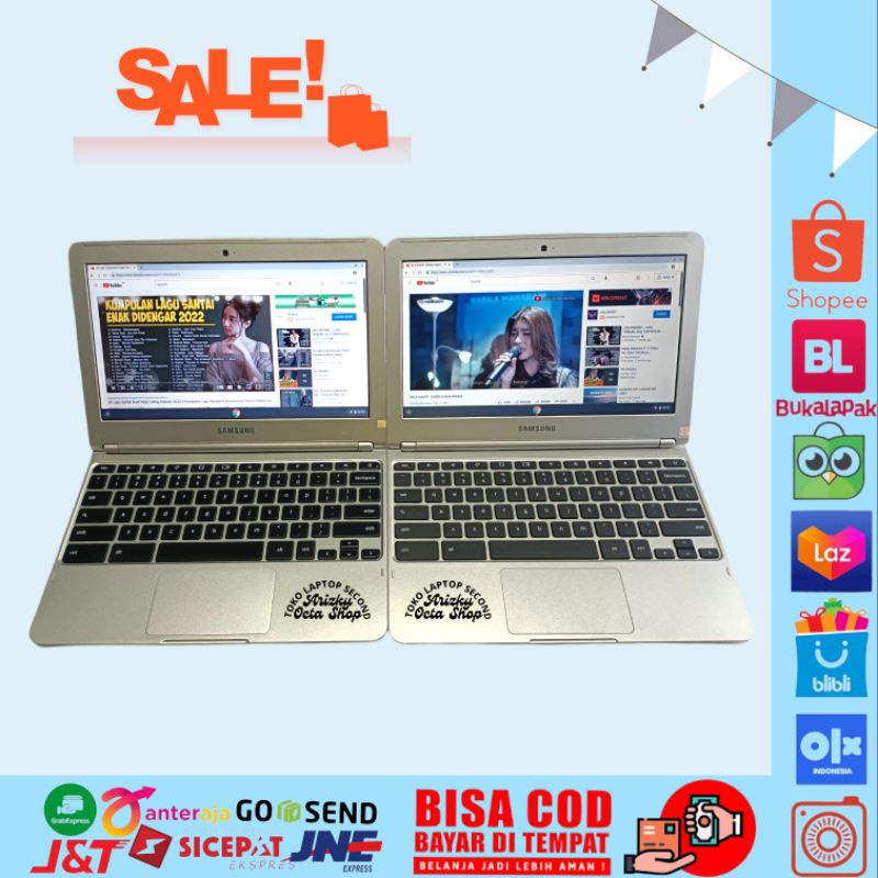 Samsung Chromebook Slim ringan cocok untuk pelajar mahasiswa/i harga murah banget ready stok