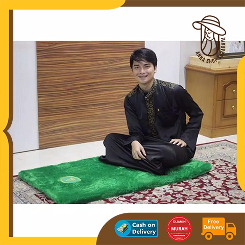 Sajadah Bulu Halus Rasfur/Sajadah Tebal Empuk