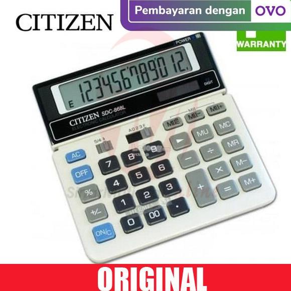

[COD] Kalkulator Citizen SDC-868 L GRATIS ONGKIR Kode 12