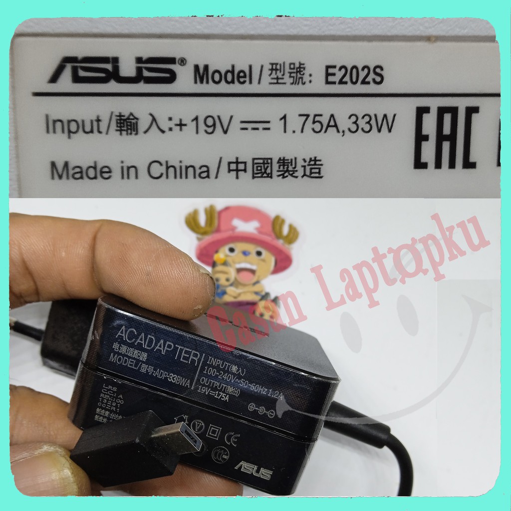 Charger Laptop Notebook Asus E202S E202SA 19V 1.75A