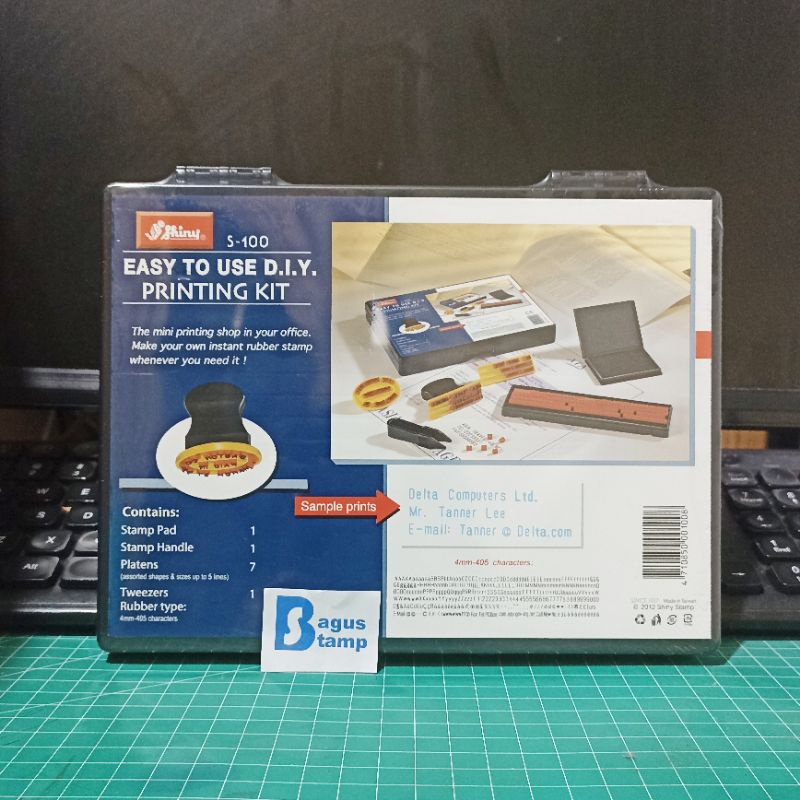 

Ag Stempel Bongkar Pasang Shiny S100 Printing Kit Shiny S100 DIY Expired Date Kode Produksi Sesuai