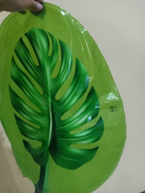 Balon foil daun monstera leave