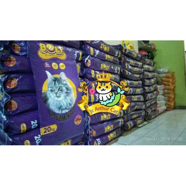 Jual Bolt Kg Makanan Kucing Bolt Cat Food Bolt Sak Shopee