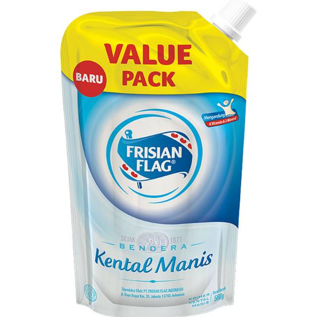 

Susu bendera Frisian Flag Kental Manis Putih 560G - Bloralapak