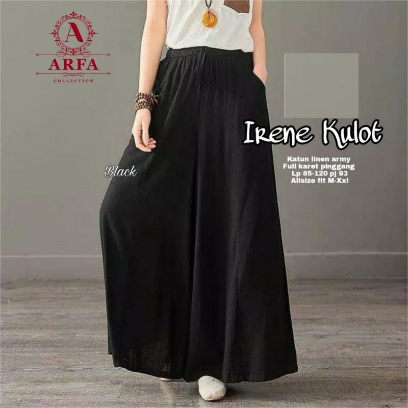 Irene Kulot Black - Kulot Katun Import
