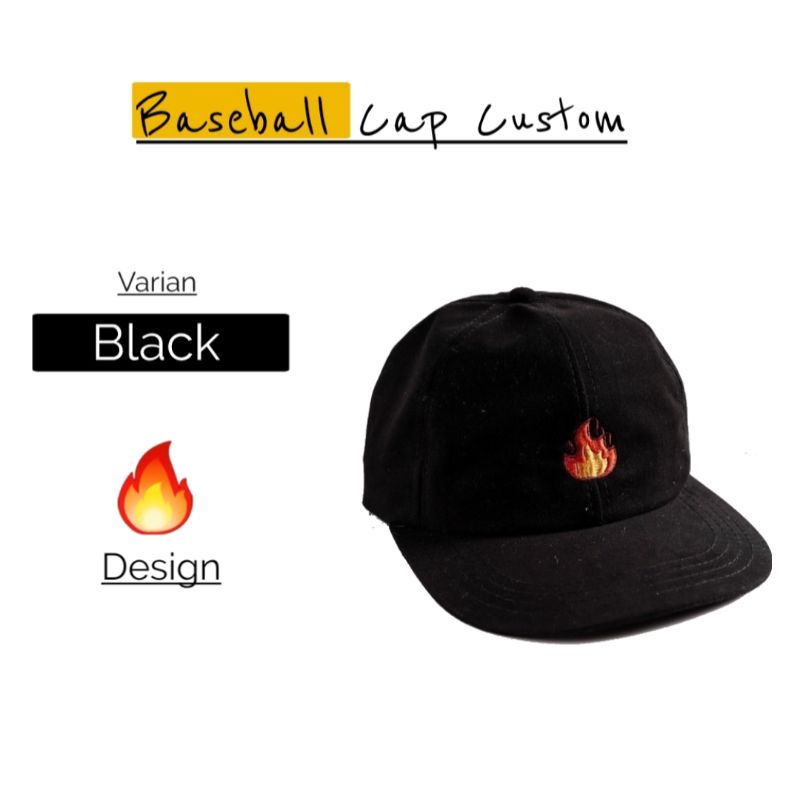 Topi baseball custom bordir topi custom nama topi baseball costom logo