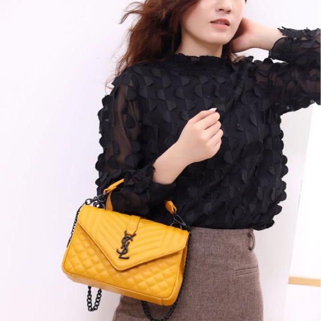 Ysl classic collage monogram  *Black Hardware* 9055-1 #