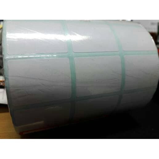 

RB KERTAS STICKER LABEL BARCODE SEMICOATED UK 33X25 3 BARIS ISI 5RB PCS