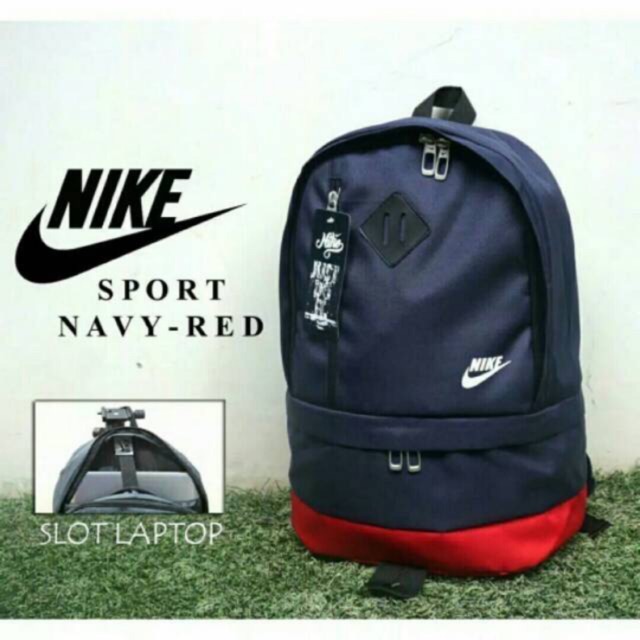 Tas Sekolah Ransel Backpack Cowok Cewek SMP SMA SD SMU Murah Kent Codora Nike Sport Murmer Abu Kanvas