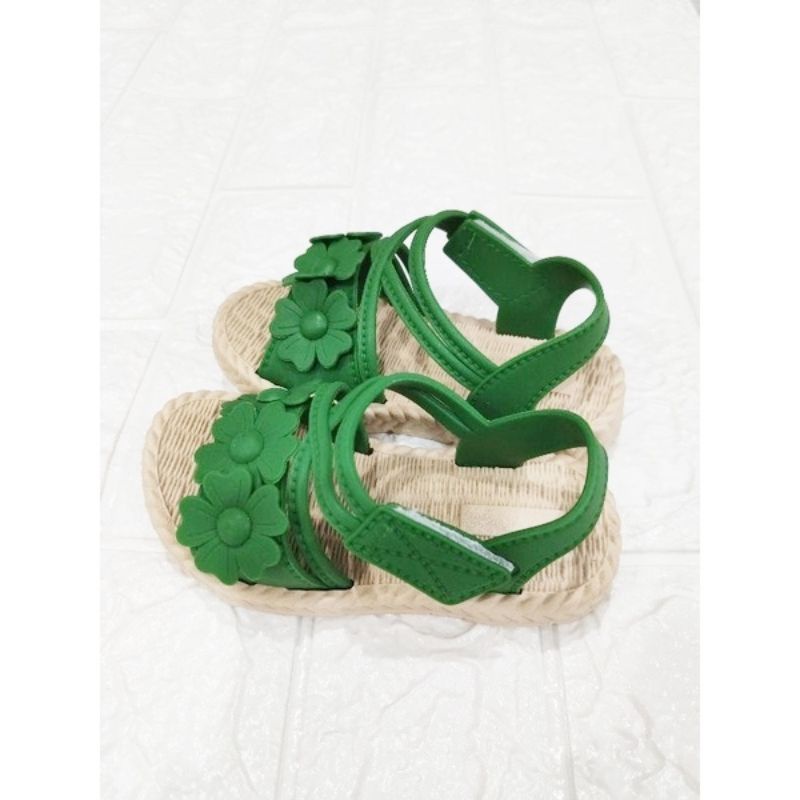 Medan Termurah KD038 Size 24-33 Sendal anak flower Sandal tali import