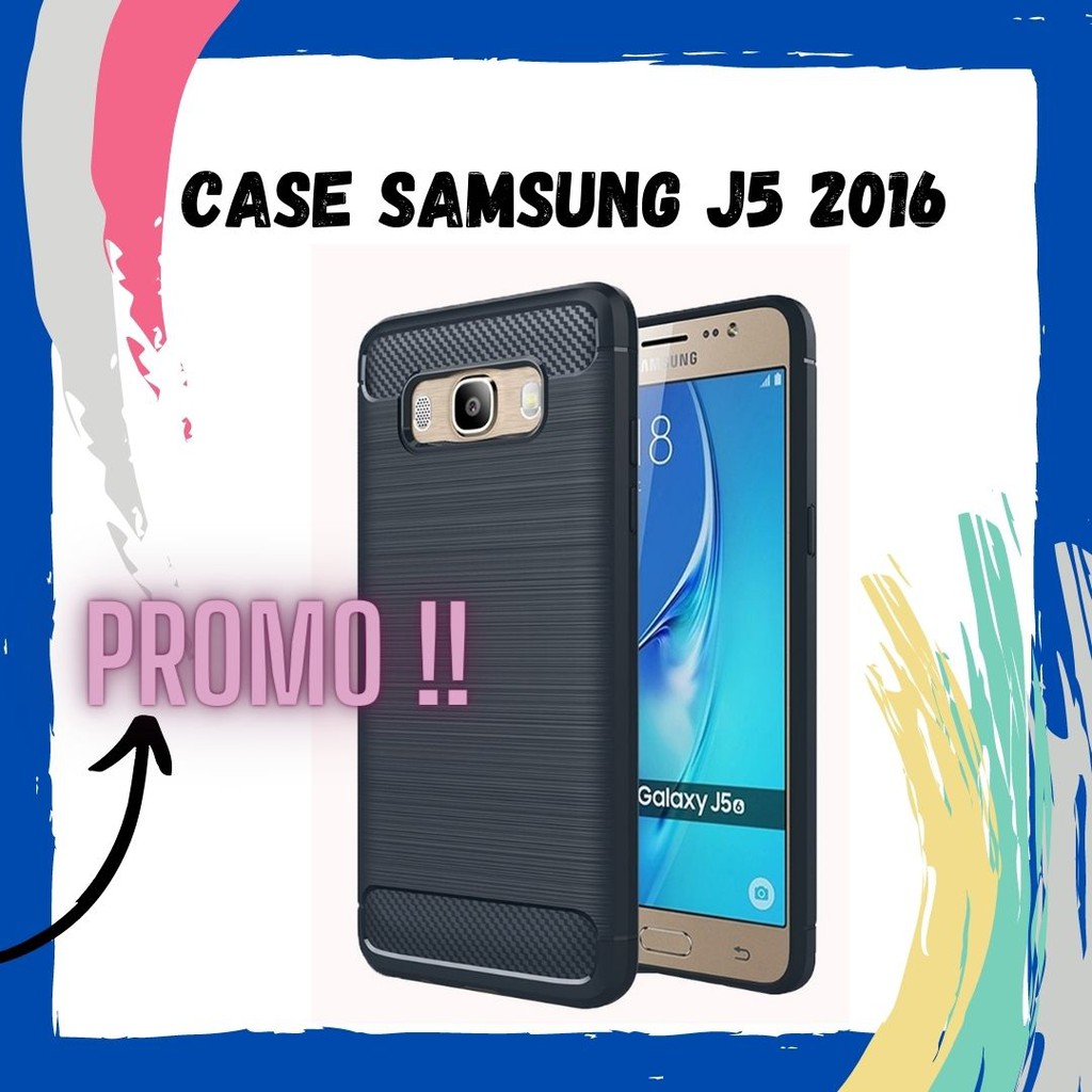 SOFTCASE SAMSUNG J5 2016 - SLIM FIT CARBON IPAKY SAMSUNG J5 2016 CASING HP