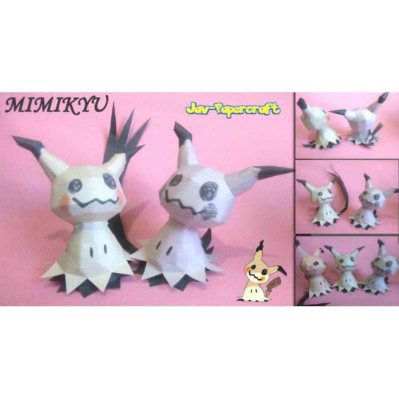 Pokemon Mimikyu v2 Papercraft