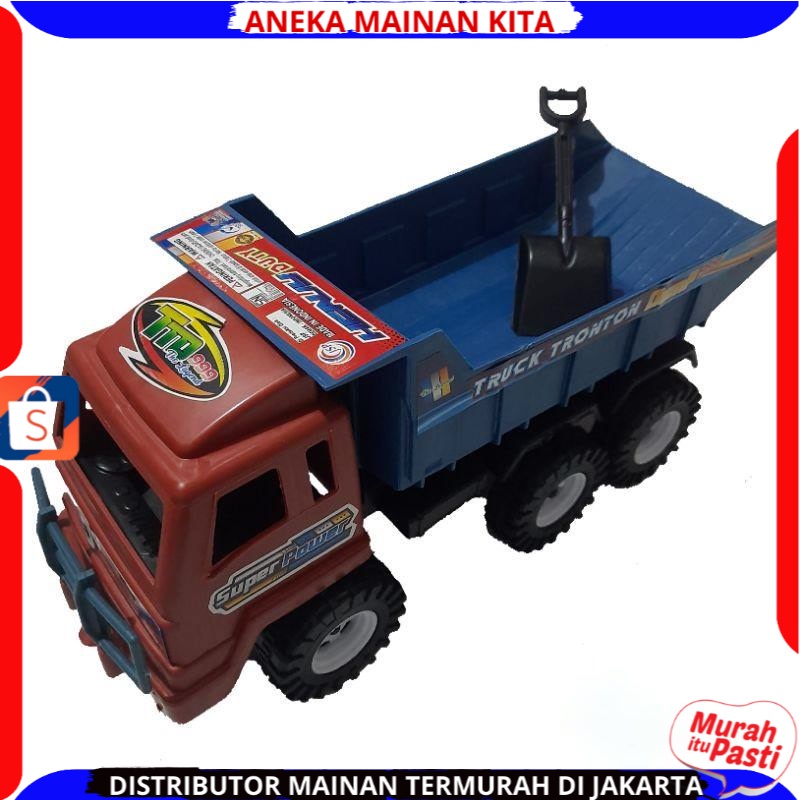 (PROMO) BISA COD Mainan Anak Mobil Dump Truck Toronton Besar - Truk pengangkut Pasir - TTD999 MURAH