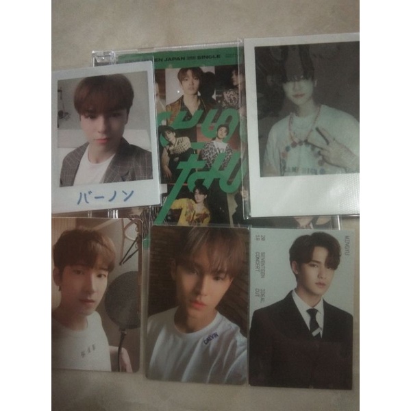 Photocard Polaroid Official Mingyu Vernon Wonwoo Jaemin