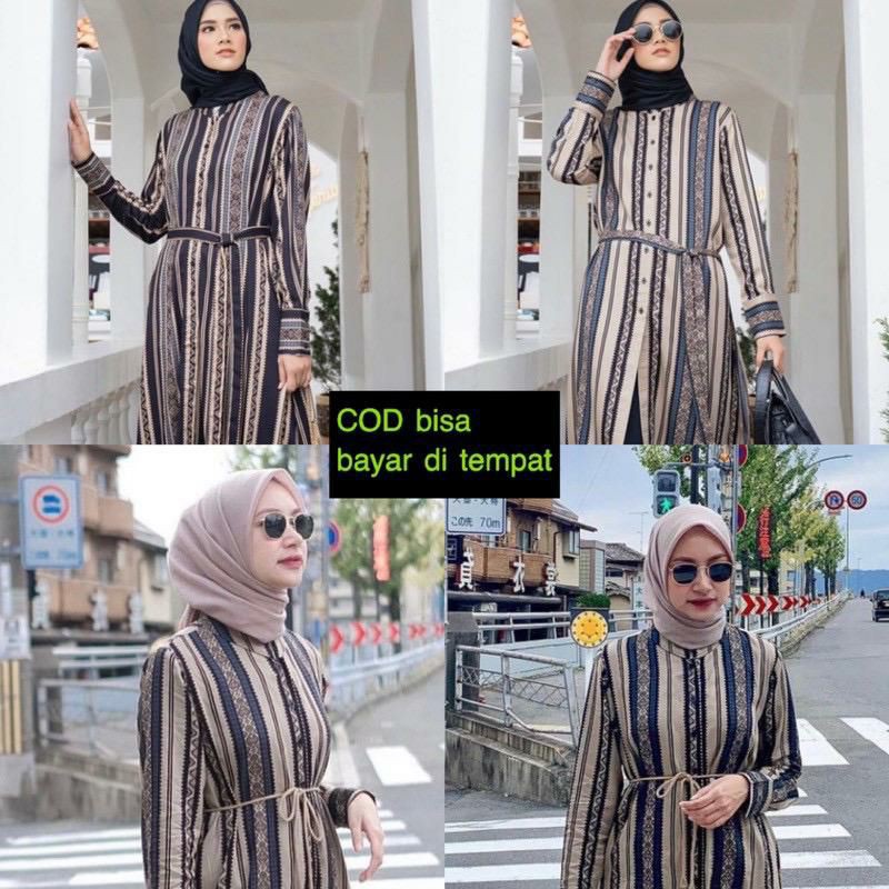 TUNIK OLEA FULL KANCING RAYON VISCOSE