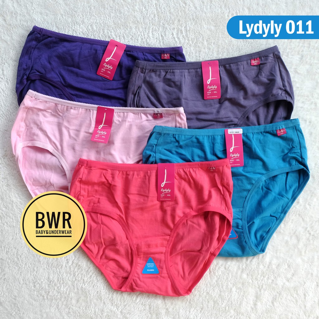 [ 6pc ] CD Lydyly 011 Maxi | Celana Dalam Wanita Dewasa Ld011 - Bwr VI