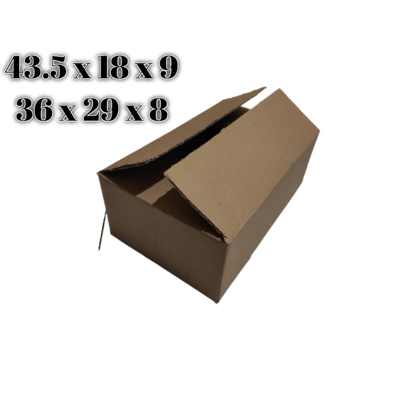 

KARDUS BOX KOTAK PACKING KARTON SHOPEE POLOS 43 x 18 x 9