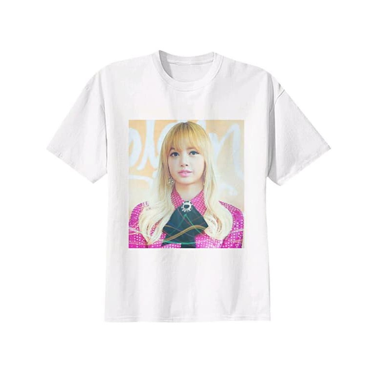 KAOS COMBED 30S LISA BLACKPINK PRINTING BAJU TSHIRT BLINK KPOP KOREA BLINKpink