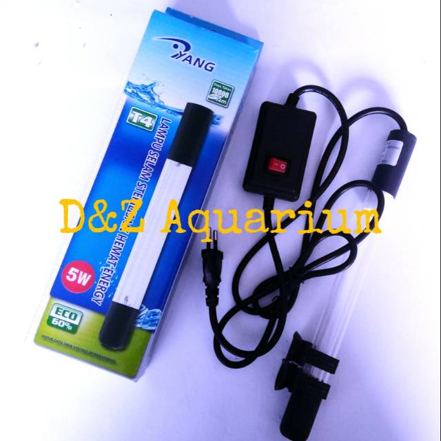 Jual Lampu Uv Yang 5 Watt Ultraviolet Kolam Ikan Sterilizer 5w