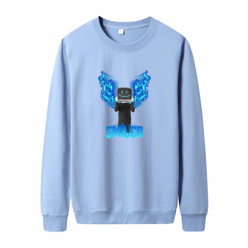 Sweater Pria Smiler Crewneck Pria M - XXL