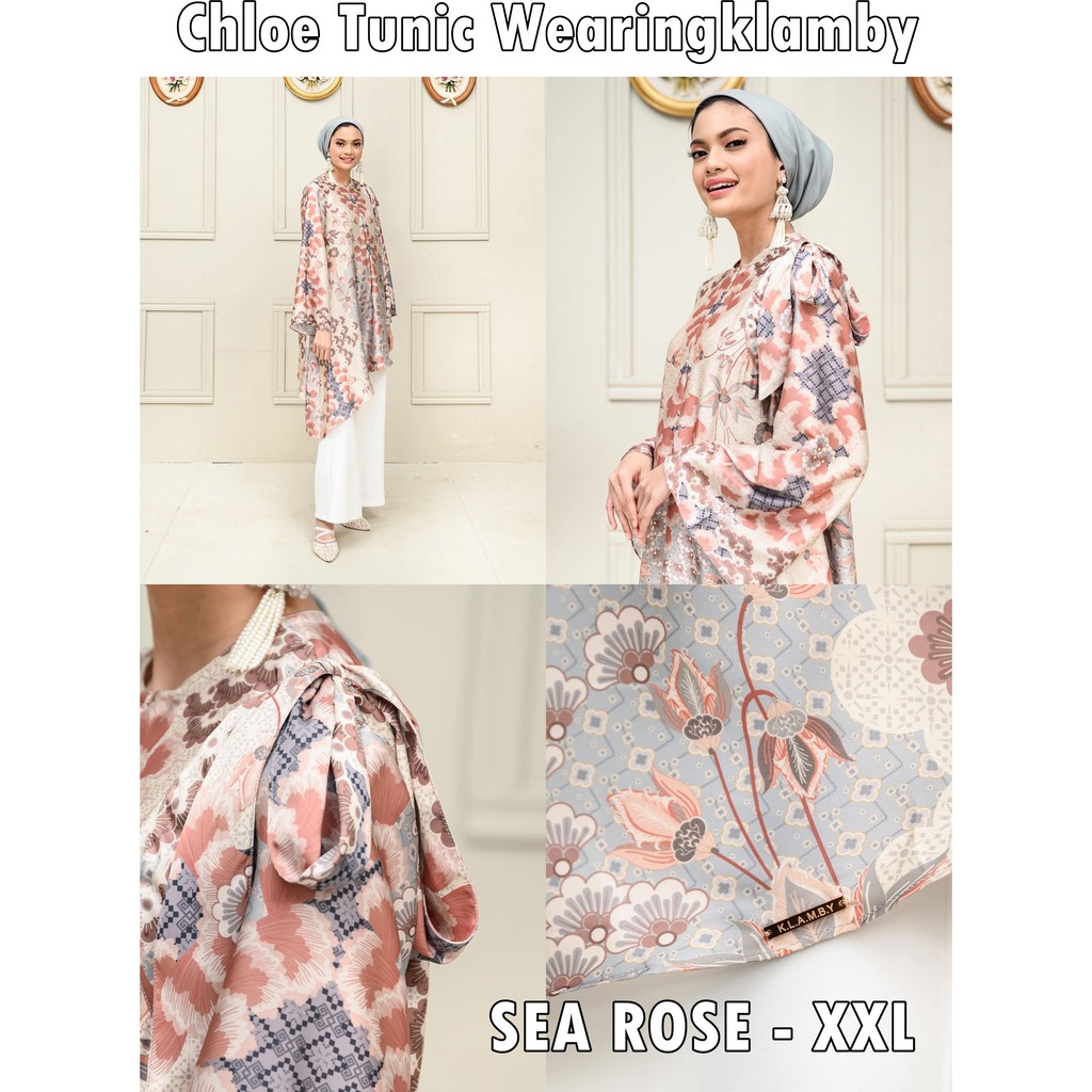 CHLOE TUNIK WEARINGKLAMBY SEA ROSE XXL