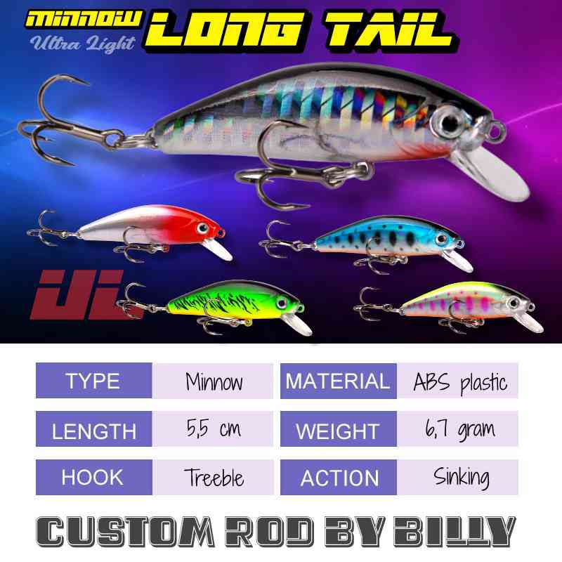 Minnow sinking for UL 6,7gr 5,5cm