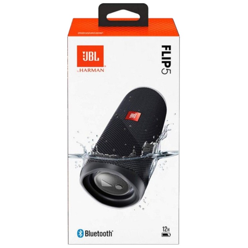 JBL Flip 5 Waterproof Portable Bluetooth Speaker - ORIGINAL-Hitam