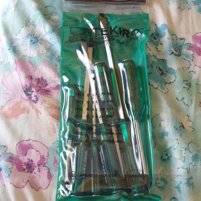 Tekiro Obeng Set Transparant 7pcs Premium