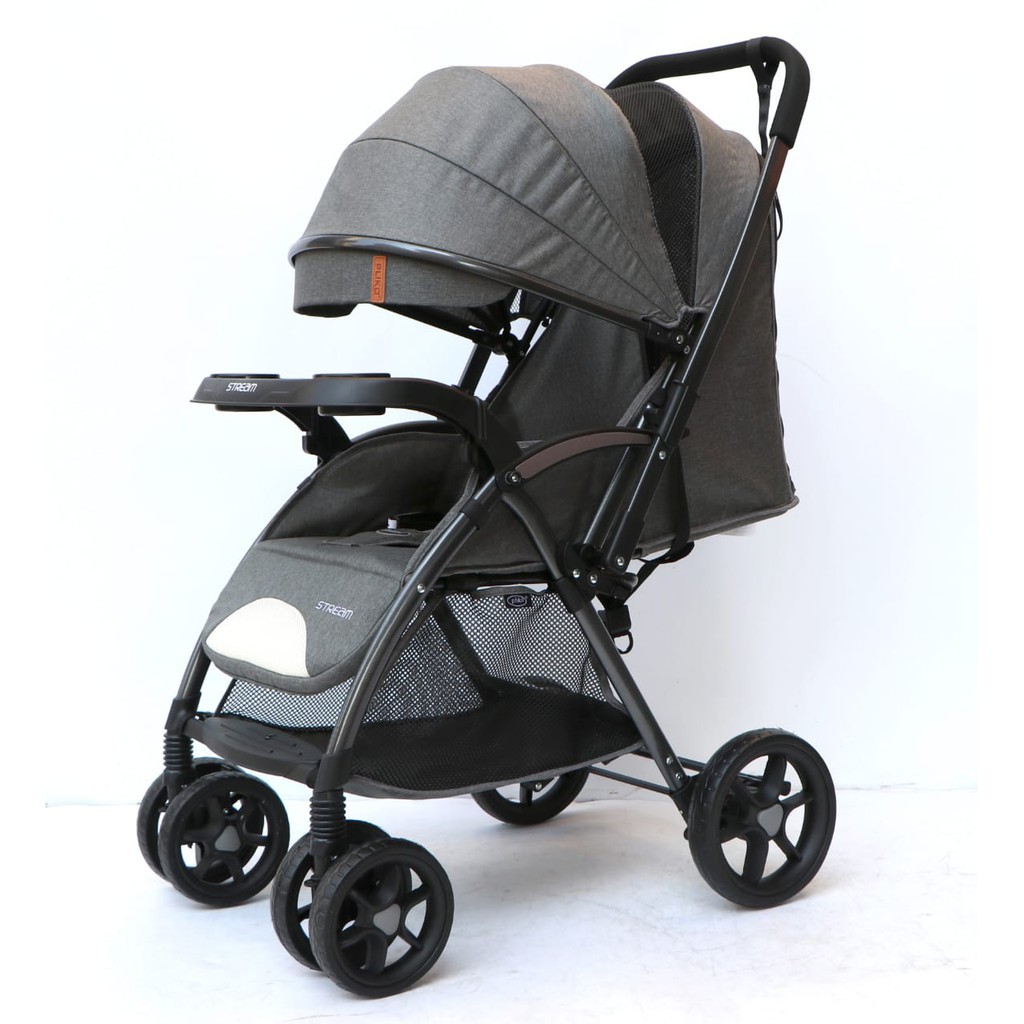 Stroller bayi kereta dorong bayi Pliko Stream BS 387 reversible handle