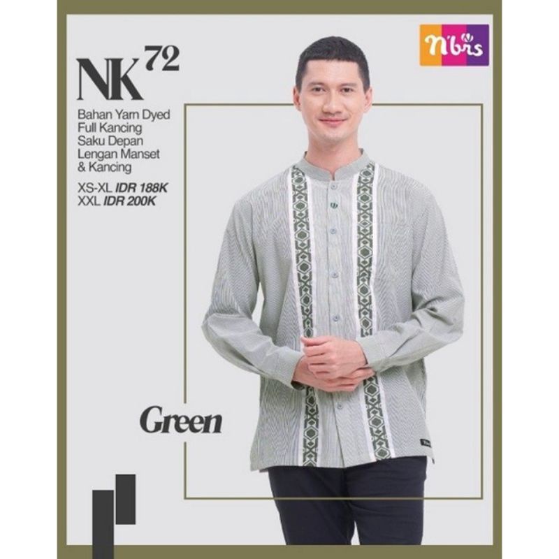 READY BAJU KOKO POLOS PREMIUM KOKO LENGAN PANJANG NK 72 NIBRAS DISC 10%