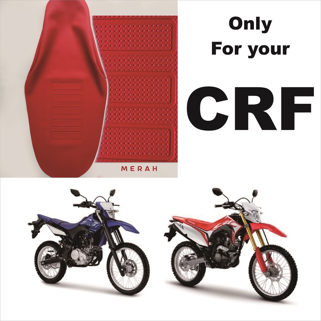 Sarung jok Trail Busa Standar Merah anti bocor sarung kulit Jok CRF supermoto