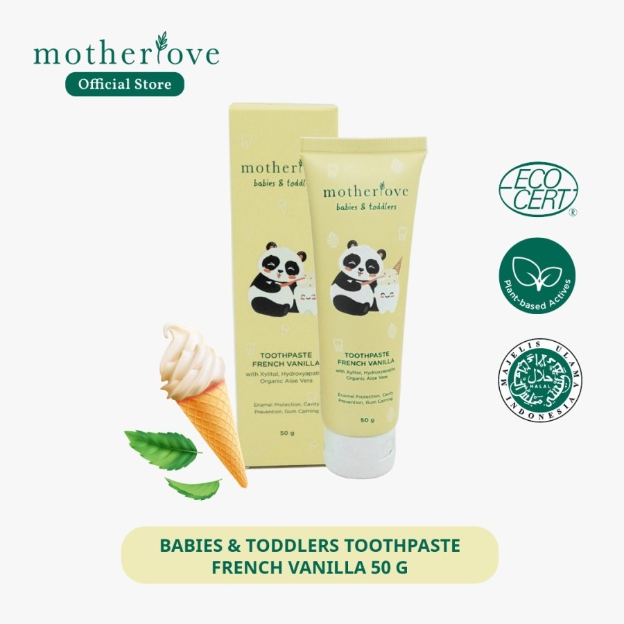 Motherlove Baby &amp; Toddler Toothpaste (French Vanilla) 50gr